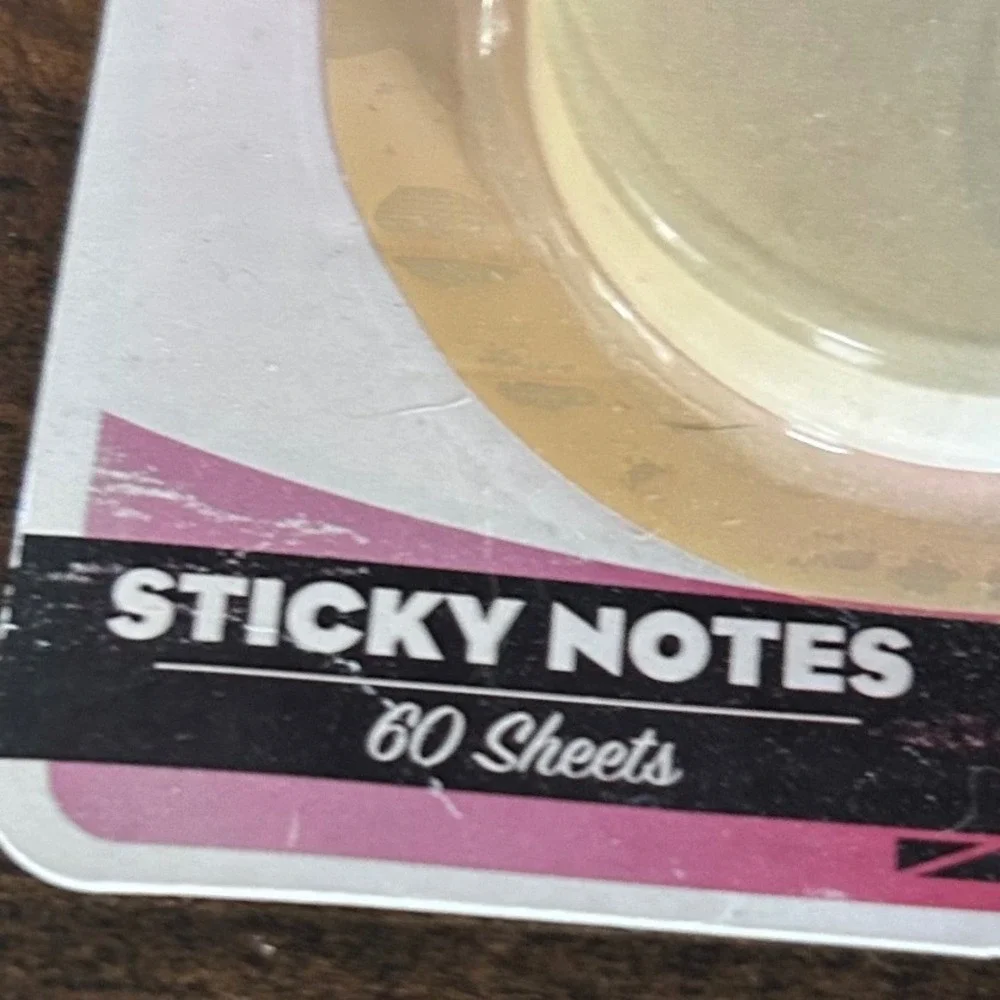 Vintage Disney Mickey Mouse Sticky Notes Peppermint Swirl 60 Sheets Stationery